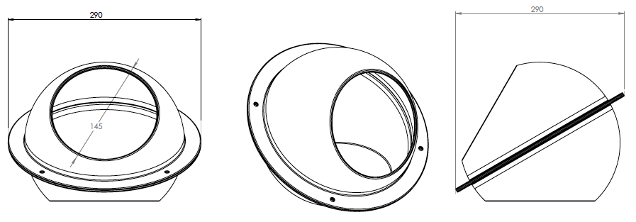 25 CM Masaüstü / Tezgah Önü Pleksi Stand