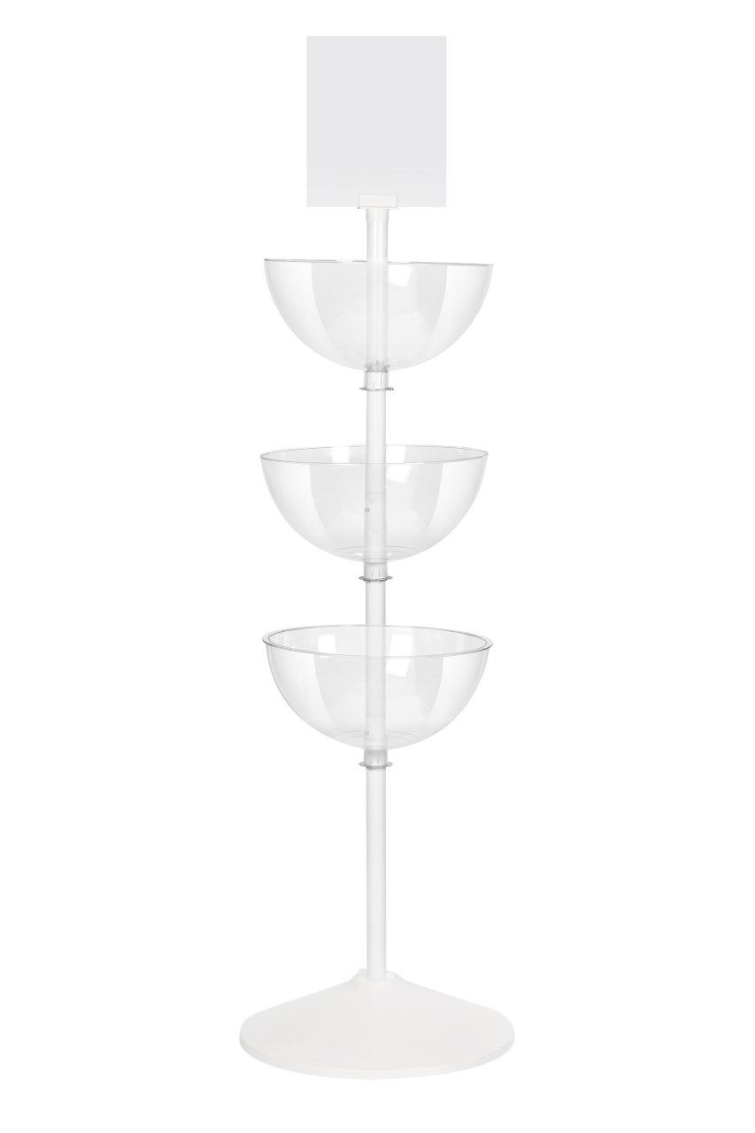 3 Çanaklı Teşhir Ürün Standı