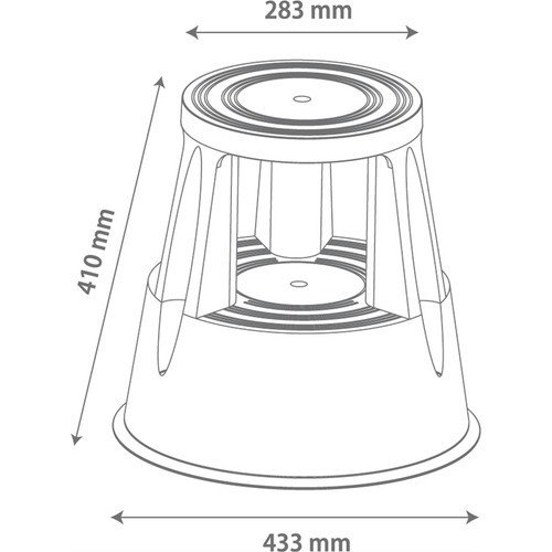 Tekerlekli Kaymaz Çift Kat Tabure
