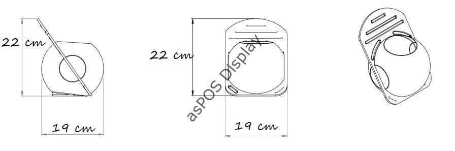 Vakum Küre Stand (10'lu Adet)