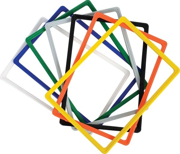 Plastik A6 Çerçeve 10'lu Paket Siyah