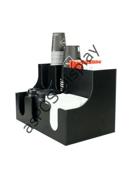 Karton Bardaklık, Pipet, Peçetelik ve Karıştırıcı Ünitesi