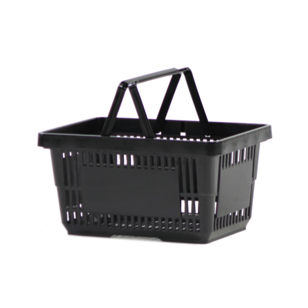 Market Alışveriş Sepeti Siyah 28L (10 Adet)