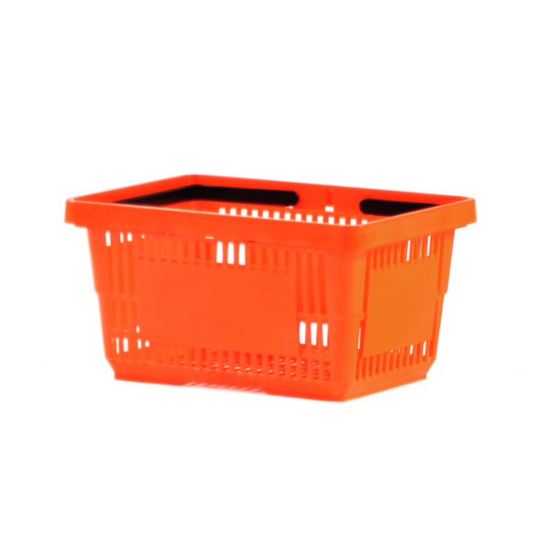 Market Alışveriş Sepeti Turuncu 28L (10 Adet)