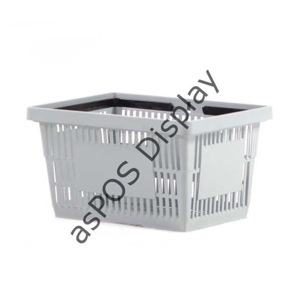 Market Alışveriş Sepeti Gri 28L (10 Adet)