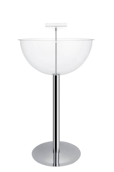 Metal (Krom) Ayaklı Çanaklı Stand (Çap:35cm) | asPOS Display