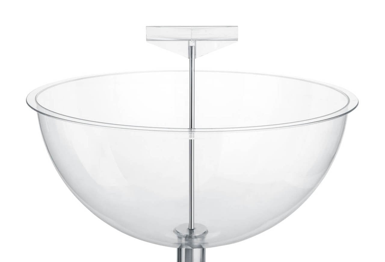 Metal (Krom) Ayaklı Çanaklı Stand (Çap:35cm) | asPOS Display