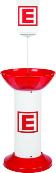 Eczane Logolu Plastik Ayaklı Tek Çanaklı/Renkli