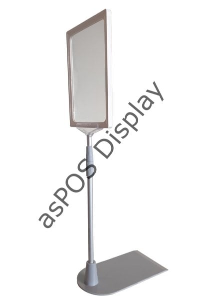 Ayaklı Plastik A4 Çerçeve Takımı Şeffaf - 10 Adet