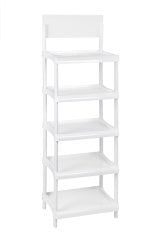Plastik Raflı Stand 40 cm (5 Raflı)