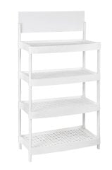 Plastik Raflı Stand 80 cm (4 Raflı)