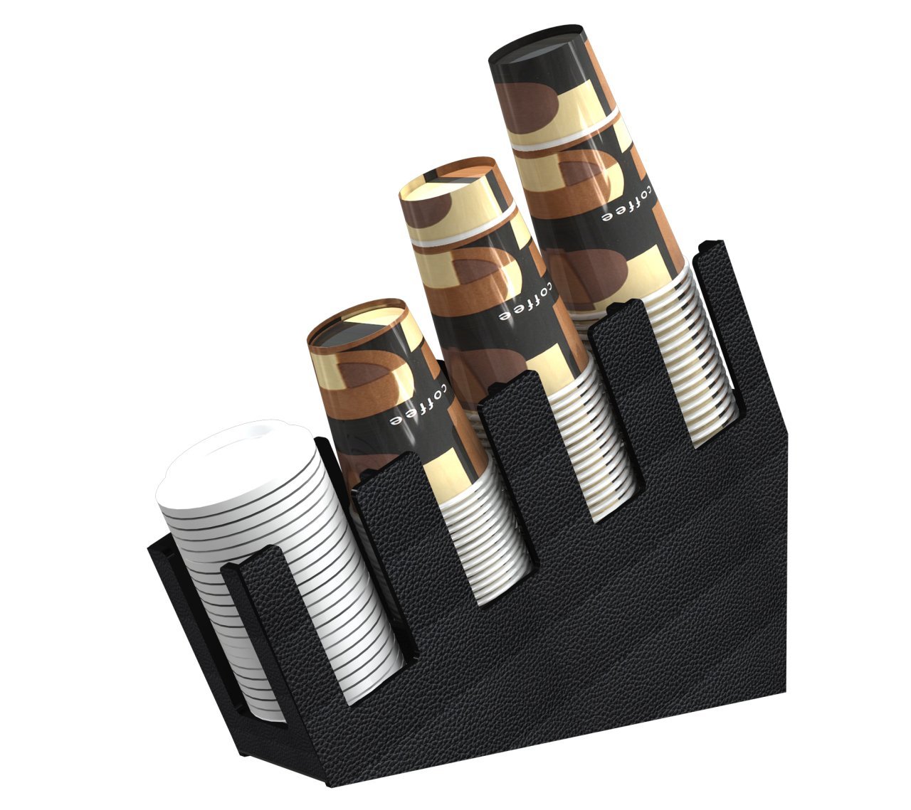 Merdiven Karton Bardak Standı (4 Hazneli)