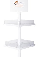 Kare Raflı Teşhir Ürün Standı