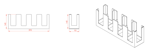 Karton Bardak Standı (4 Hazneli)