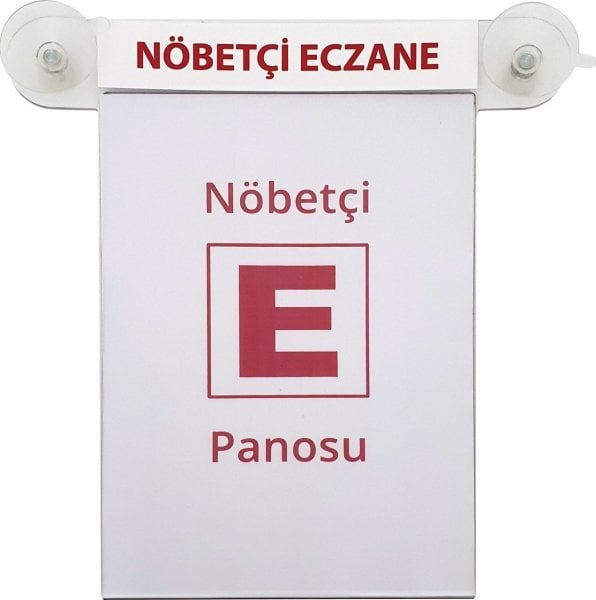 Nöbetçi Eczane Panosu Tekli