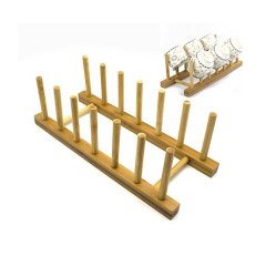 Bambu Bulaşık Tutucu Stand