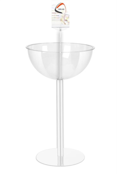 Beyaz Ayaklı Çanaklı Stand (Çap:50cm)