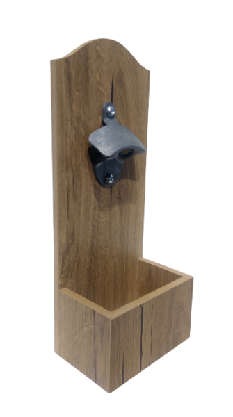 Ahşap Duvara Monte Şişe Açacağı