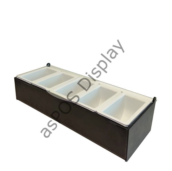 Plastik Kapaklı Bar Konteyner, 5'li