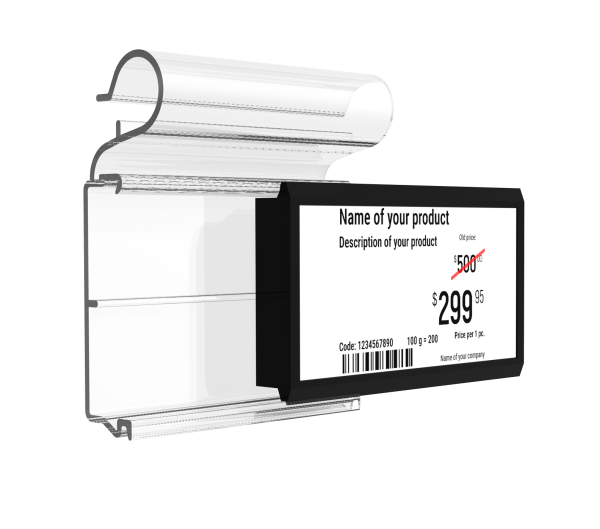 Elektronik Raf Etiketi Aparatı – Elektronik Raf Etiketi Ayracı - Raf Uyumlu (20'li Paket - 5 mm)