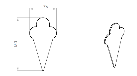 Dondurma İsimliği Seti (10 Parça)