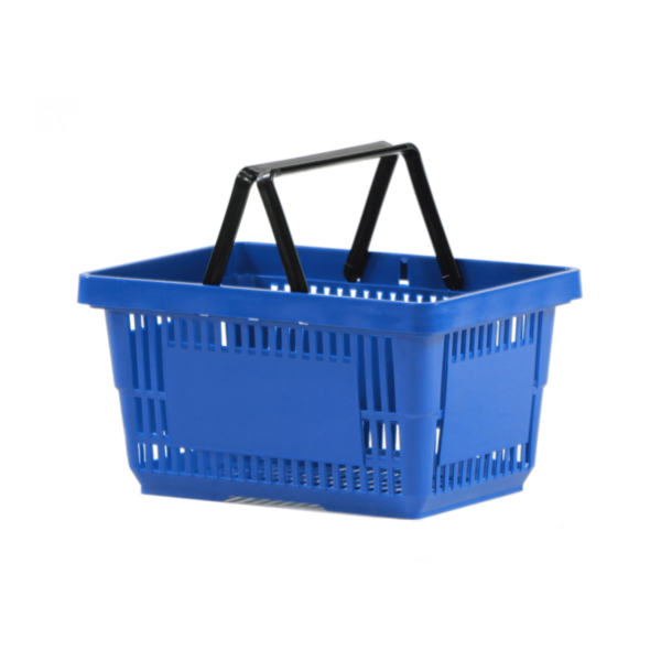 Market Alışveriş Sepeti Mavi 22L (10 Adet)