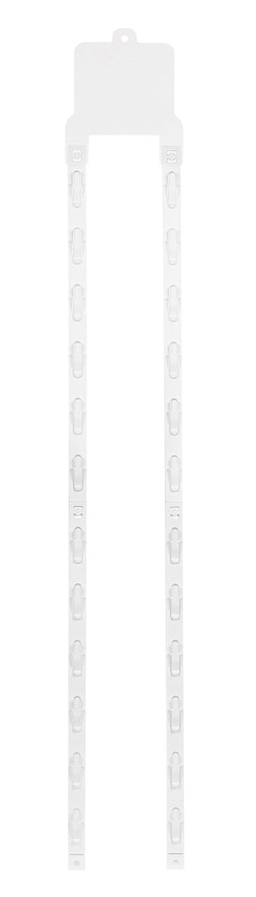 Asalak Askı Set Çift Sıralı, Plastik Asılan Stand 10'lu Paket