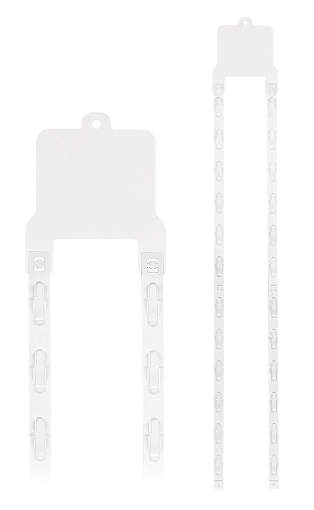 Asalak Askı Set Çift Sıralı, Plastik Asılan Stand 10'lu Paket